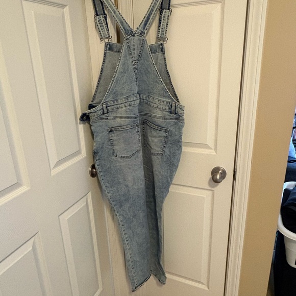 Maurices Blue Denim Overalls - Picture 2 of 3